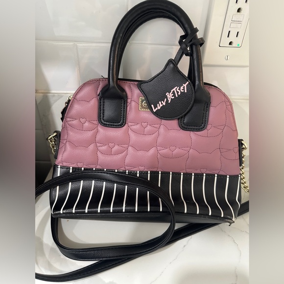 Betsey Johnson cat and Black Women's Bag - Picture 2 of 12